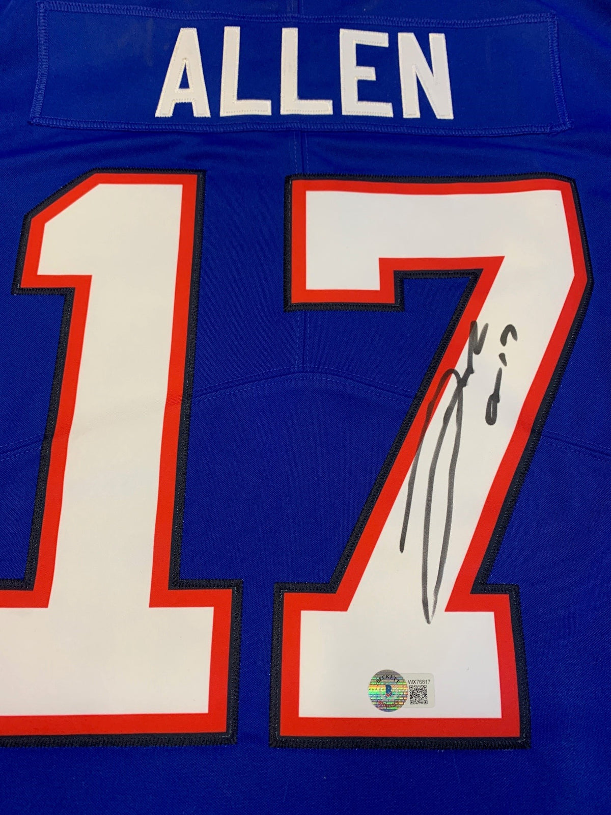 Josh Allen Autographed And Framed Buffalo Bills Jersey