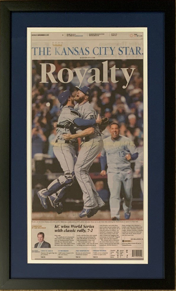 Framed The Atlanta Journal Champs Braves 1995 World Series Champions 17x27  Baseball Newspaper Cover Photo Professionally Matted