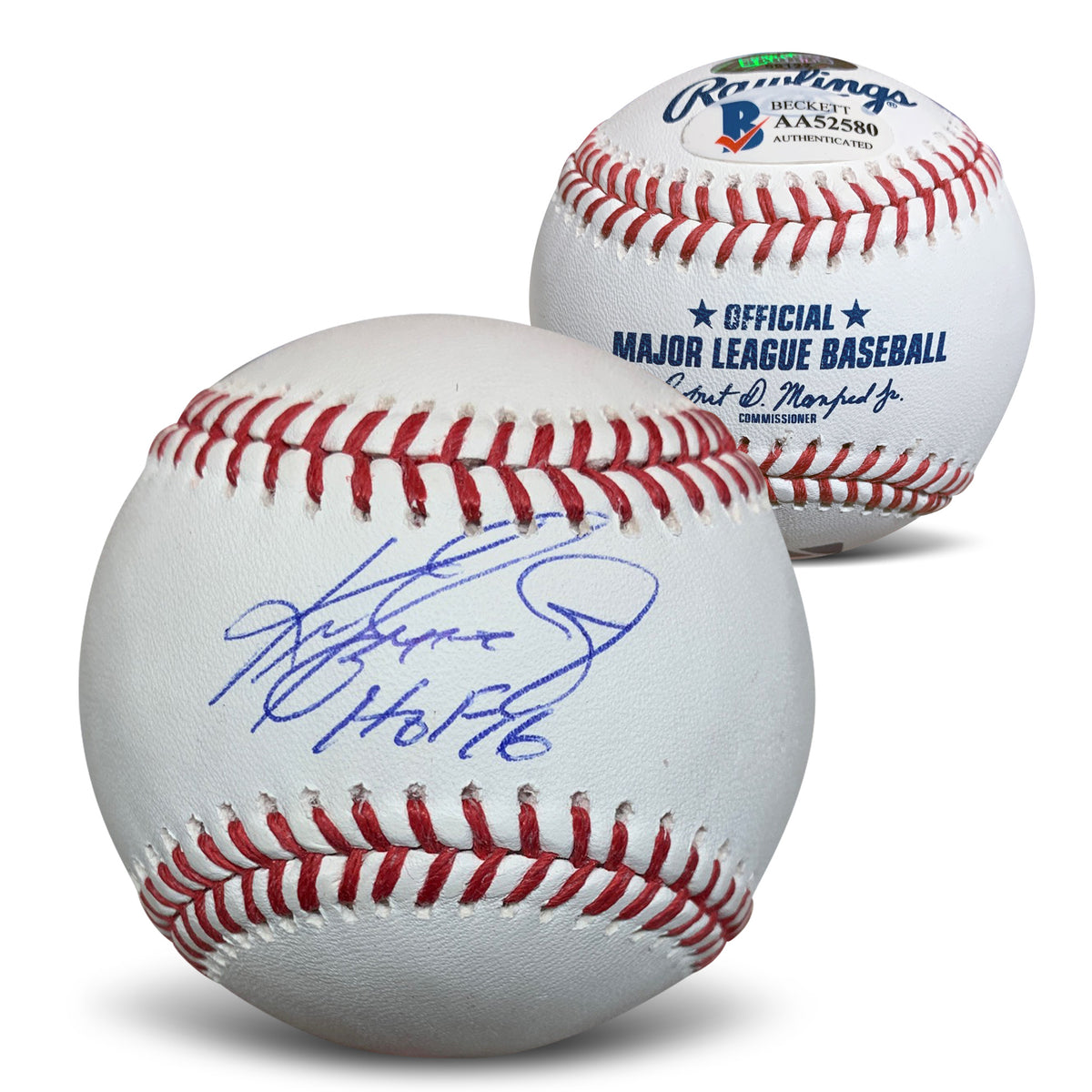 Vladimir Guerrero Sr. Autographed Official HOF Logo Baseball