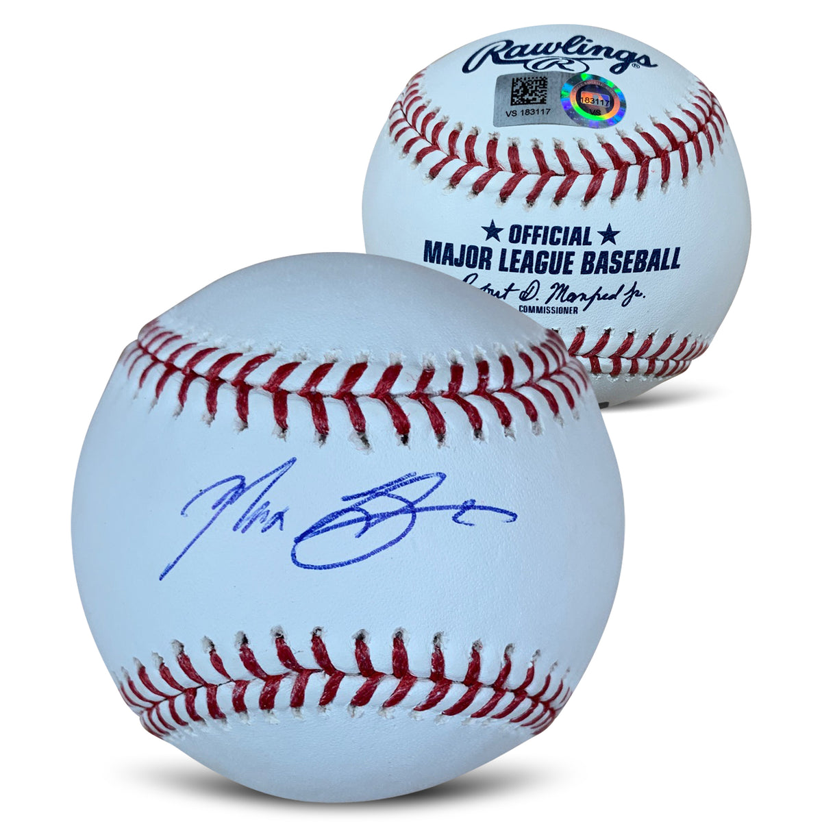 Jeremy Pena Autographed 2022 World Series Signed Baseball MLB Authenticated  COA With UV Display Case