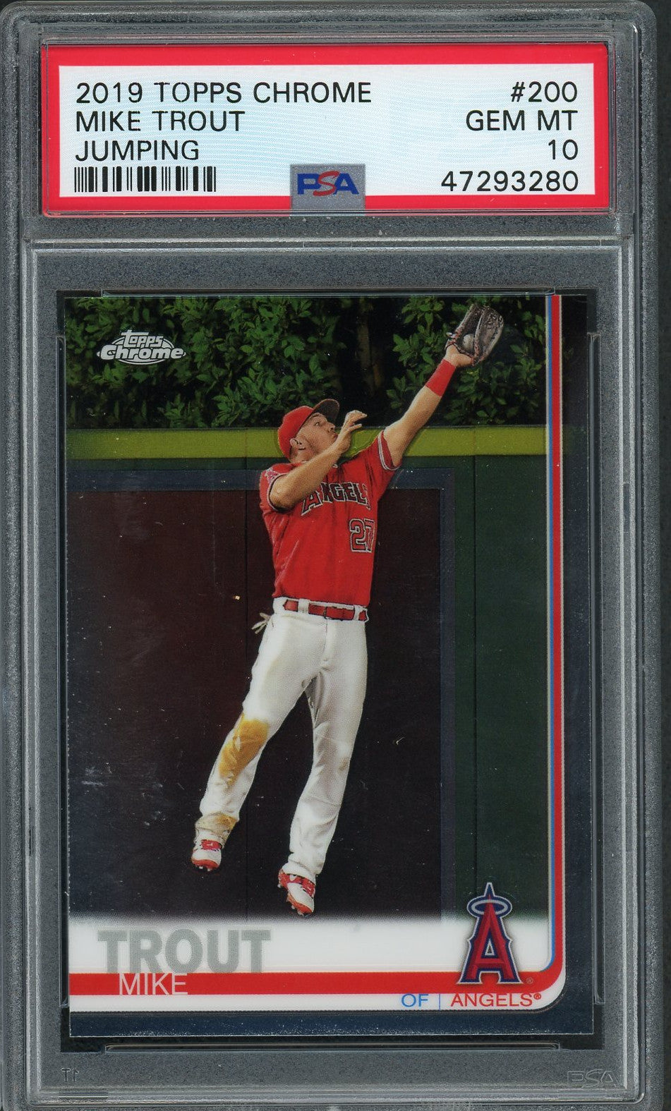 Mike Trout 2017 TOPPS GYPSY QUEEN THROWBACK VARIATION SP #200 ANGELS!