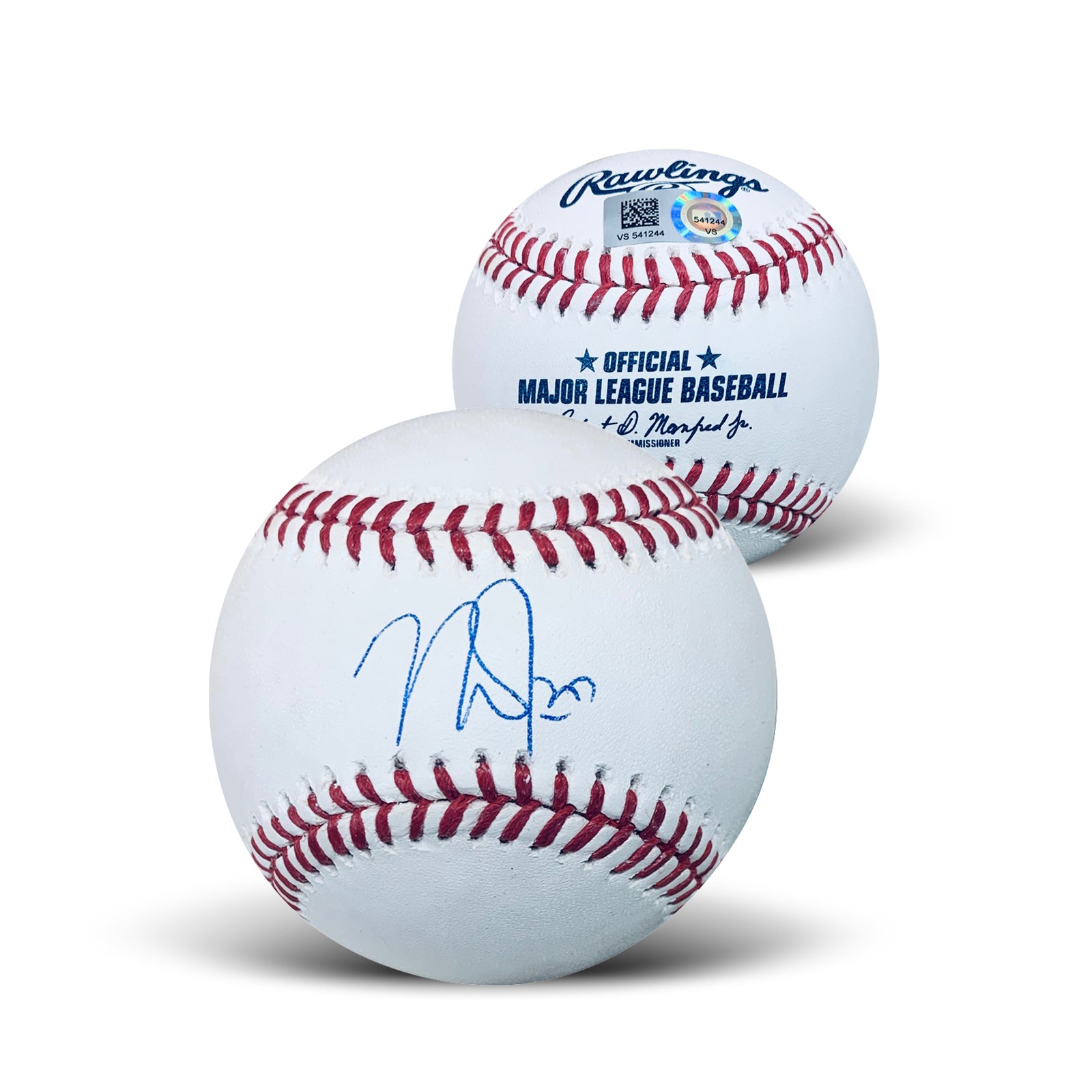 Los Angeles Angels Mike Trout Autographed Full Name ''Michael Nelson  Trout'' Baseball