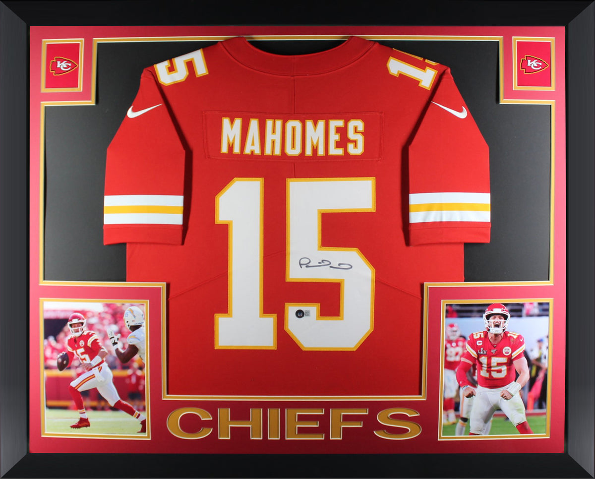 Signed Patrick Mahomes Jersey - Red Nike Limited Jsa