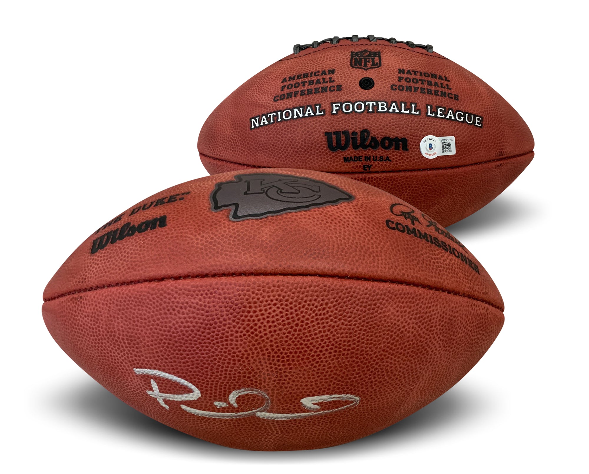 Wilson Kansas City Chiefs Autograph Official Size 11'' Football