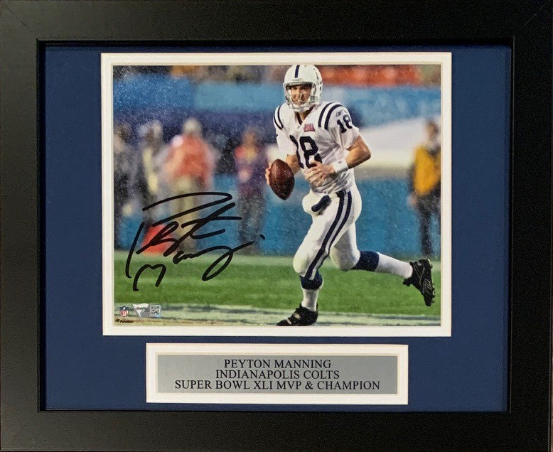 Peyton Manning Autographed Indianapolis Colts Super Bowl 41 XLI Signed