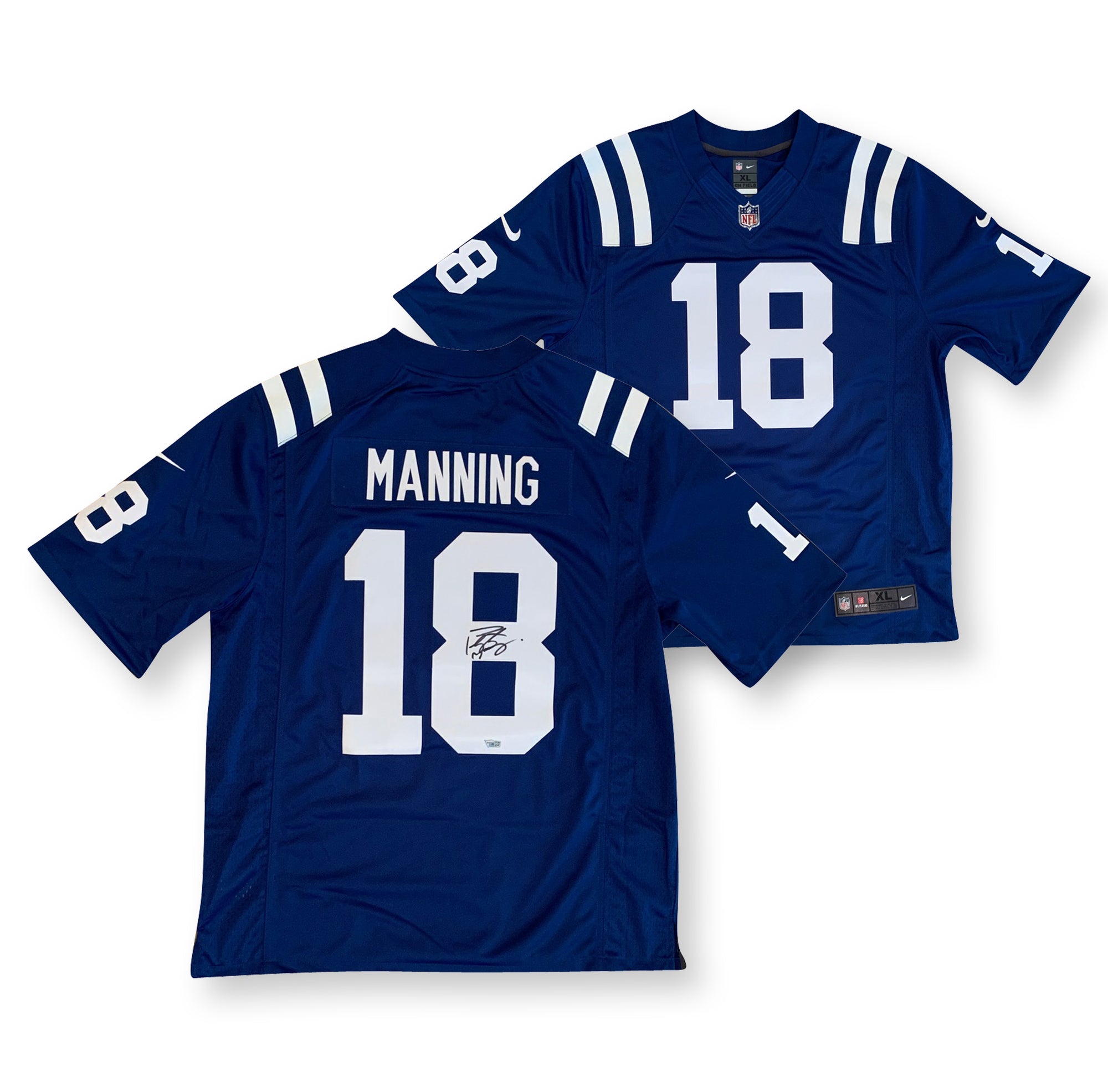 peyton manning autographed colts jersey