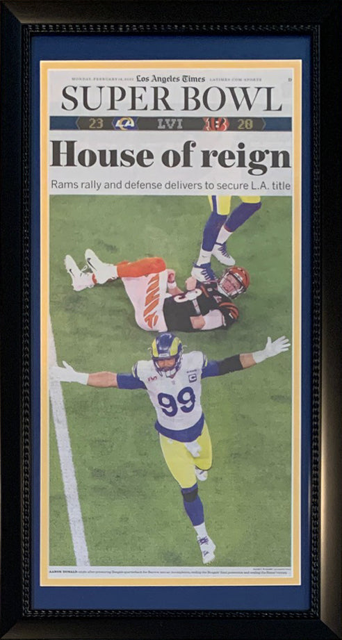 Rams Win Super Bowl LVI 2/14 paper