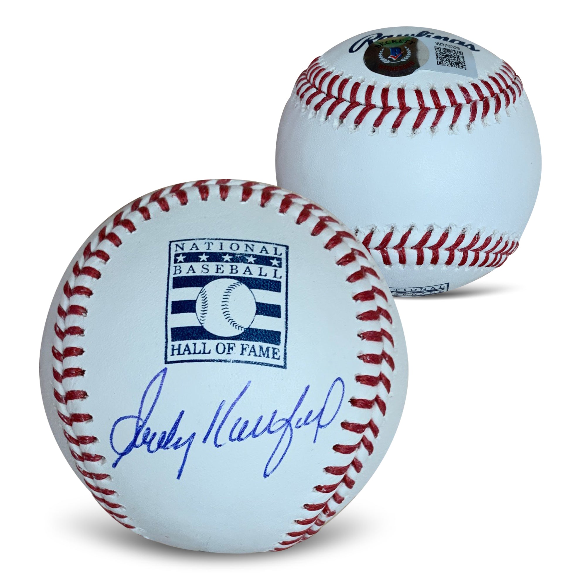 Sandy Koufax Autographed MLB Signed Baseball Beckett COA With UV Displ