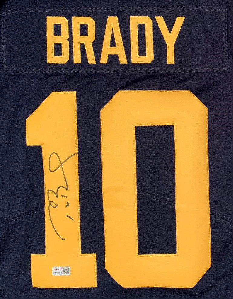 tom brady autographed jersey