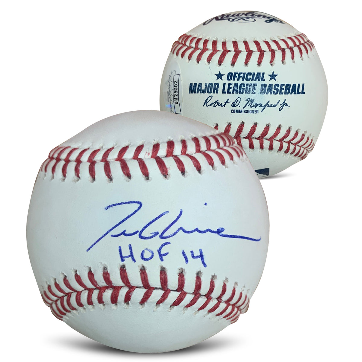 Vladimir Guerrero Sr. Autographed Official HOF Logo Baseball
