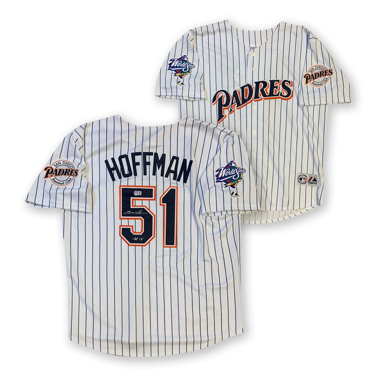 Trevor Hoffman Game Worn Jersey Card