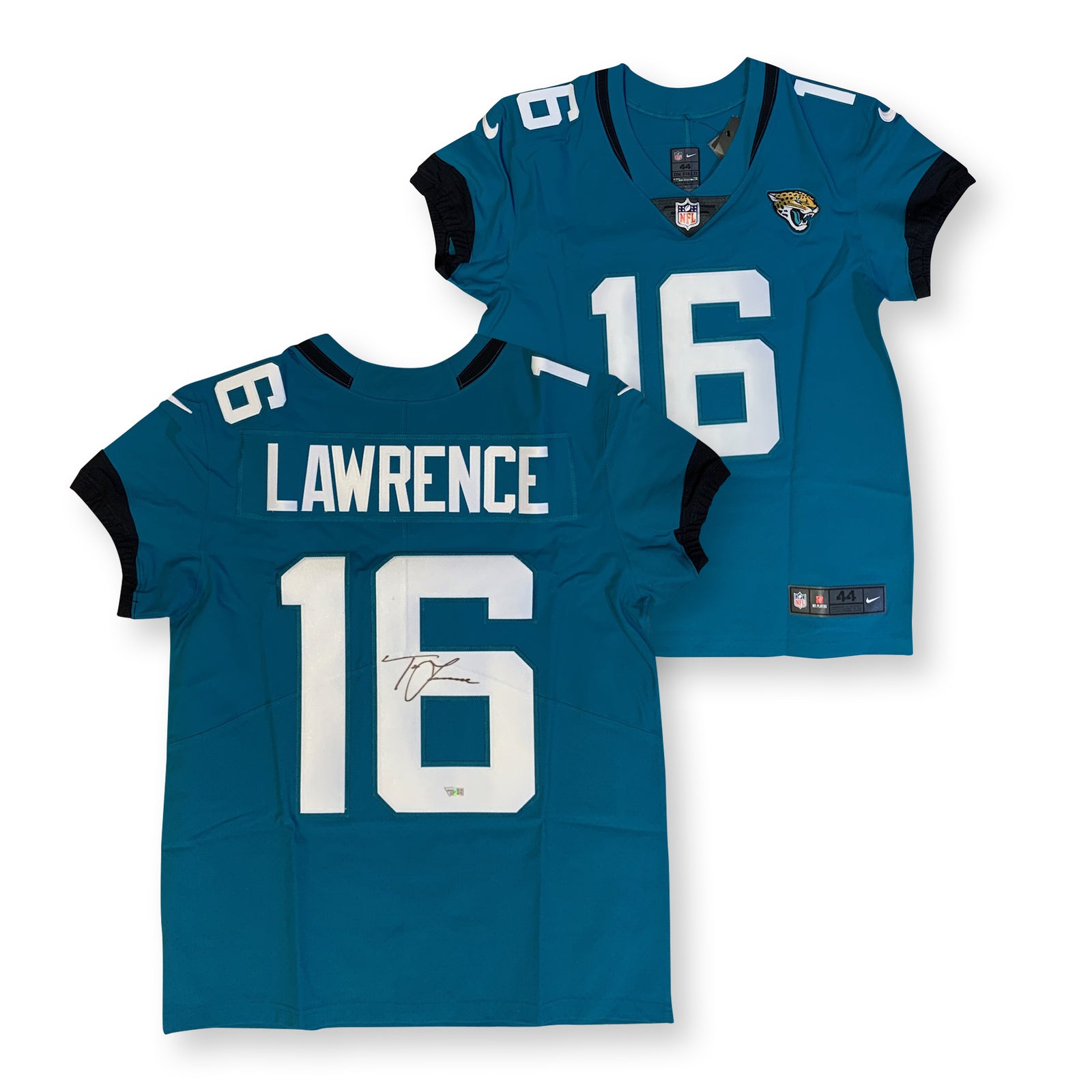 Trevor Lawrence Autographed Jacksonville Jaguars Signed Nike Elite Football  Black Jersey Fanatics Authentic COA