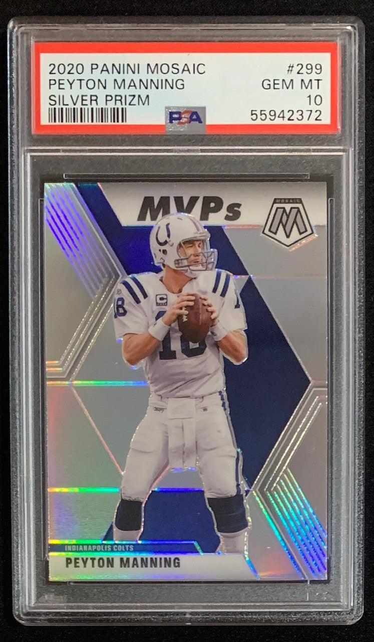 Troy Aikman 2020 Mosaic Orange Reactive Prizm Card #63 Dallas Cowboys