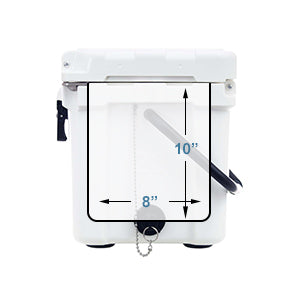 Driftsun cooler with inside dimensions