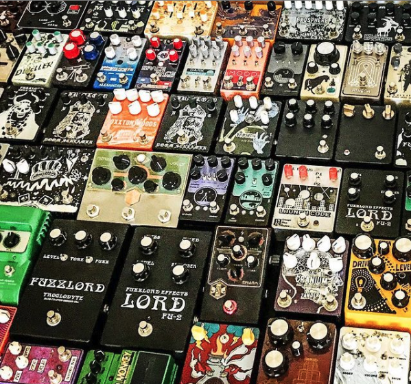 Guitar pedal collection