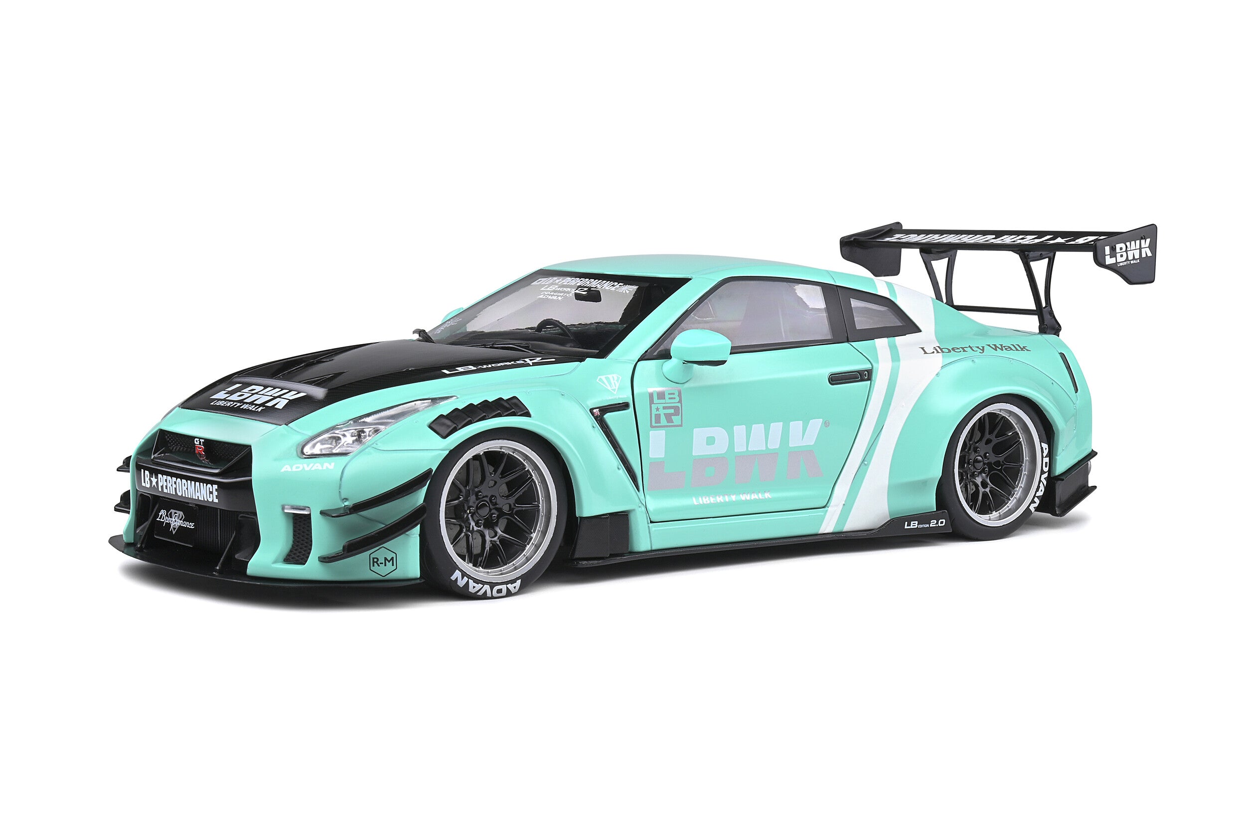 ignition model 1/18 LBWK NISSAN GT-R R35 type ブルーメタリック (IG2340) 