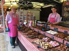 Bluebell Cottage fudge & nougat market stall in Stratford upon Avon
