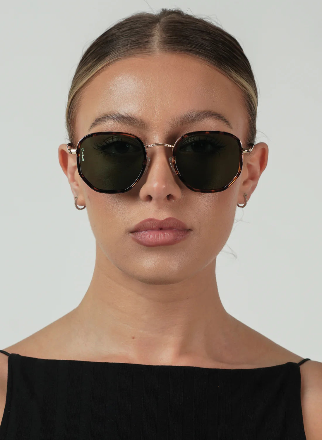 Tate Sunglasses - Tort /green