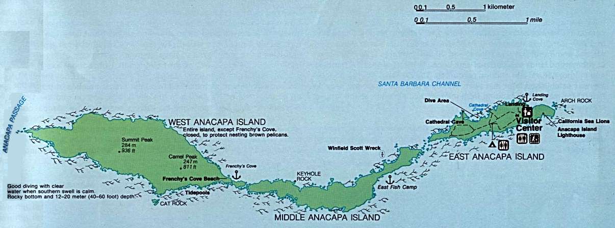 Anacapa Island Map