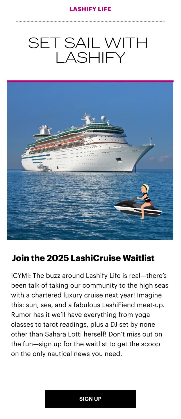 Set Sail with Lashify