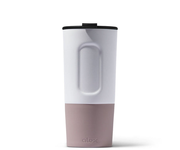 20oz Insulated Traveler (Hot/Cold) in White – alexbottle