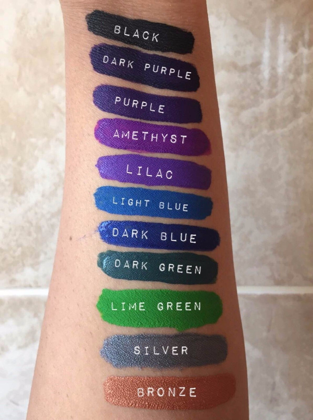 dark green matte liquid lipstick