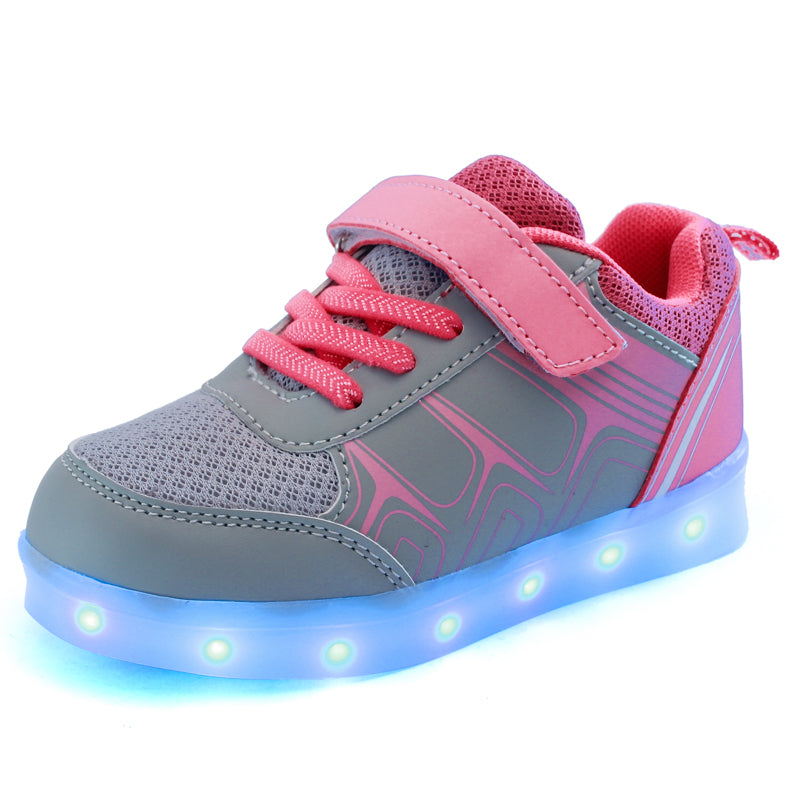 Kids LED Luminous shoes USB Charger - LADSPAD.UK