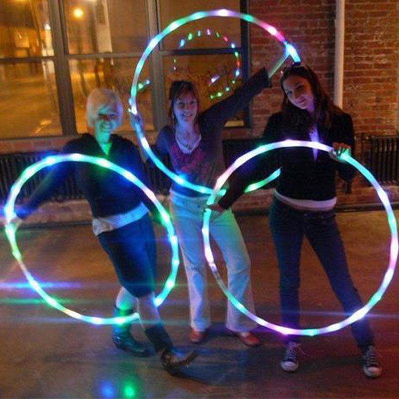 weighted light up hula hoop