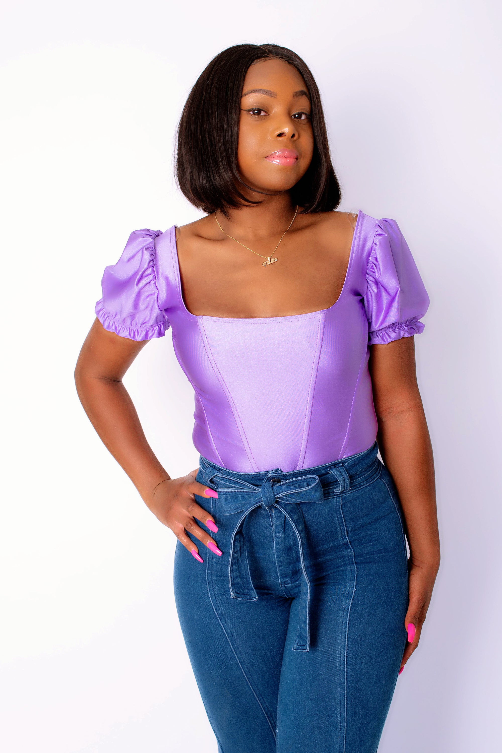 SELENA DENIM CORSET TOP – Lola Chiq Boutique