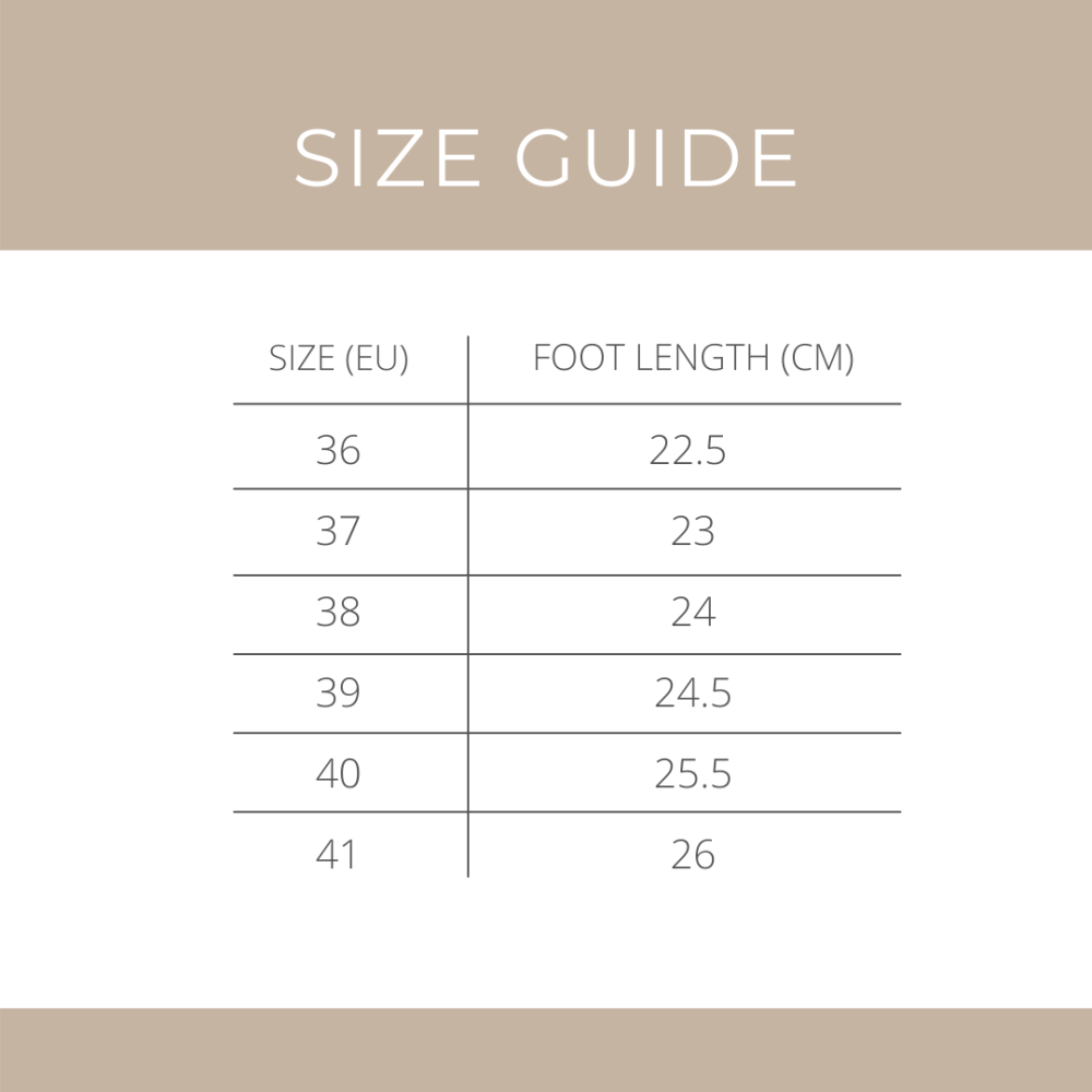 Cajsa Size Guide