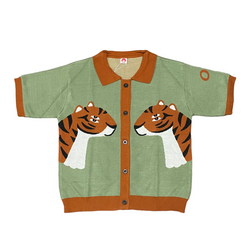 "The Tiger Club" Knitted Shirt - Oh.Irv
