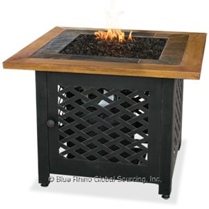 Square Outdoor Propane Fire Pits Endless Summer Gad1391sp