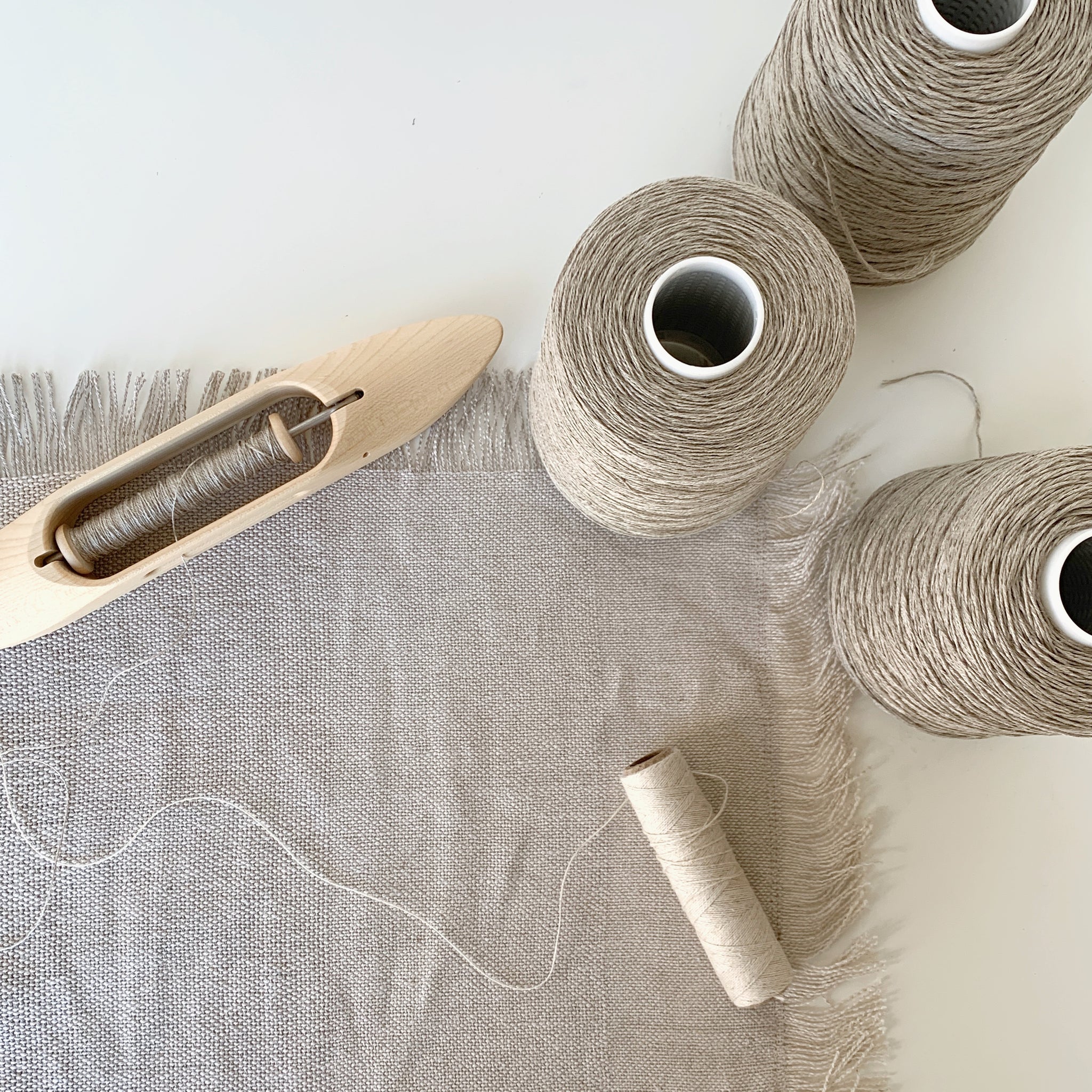 how to weave linen fabric