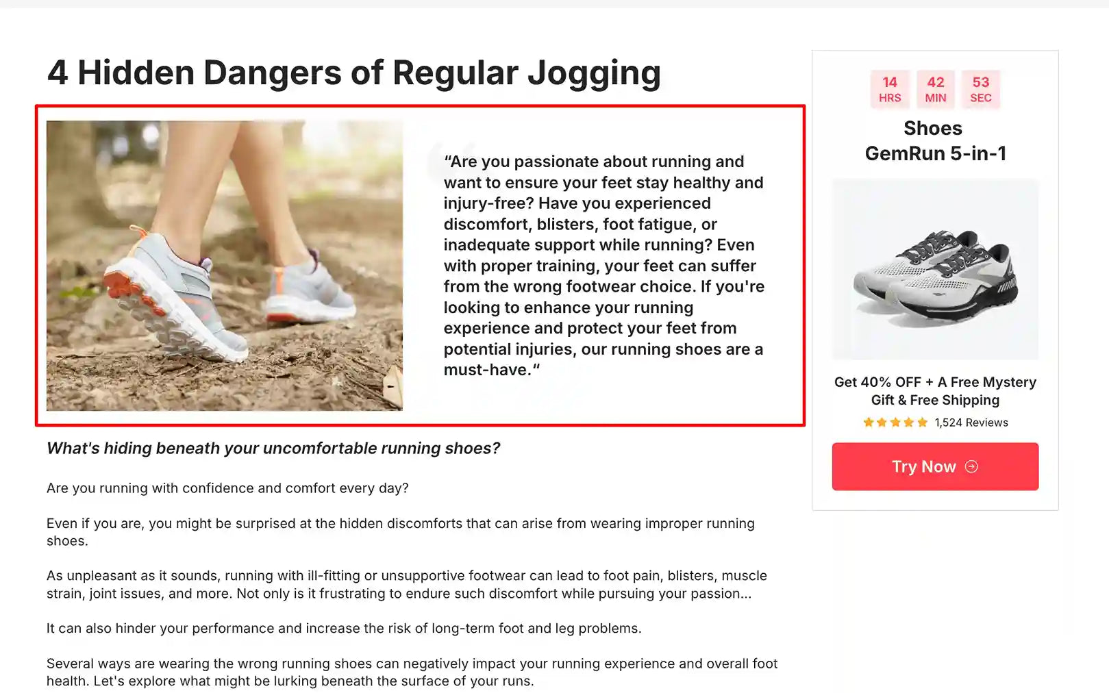 what is it section example