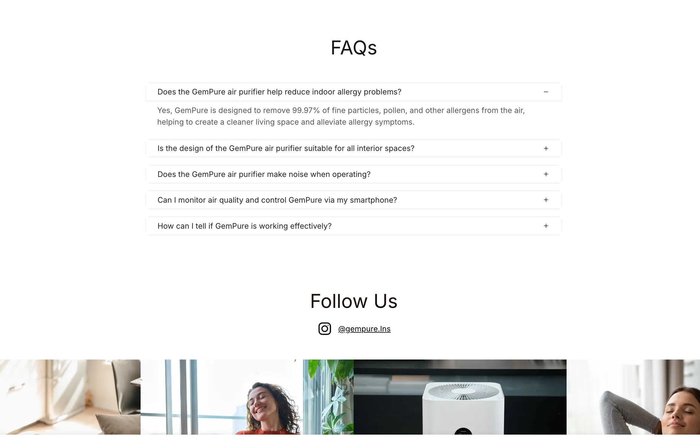 faqs section example