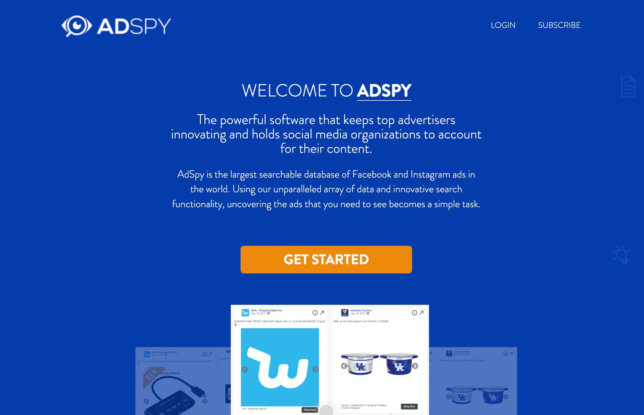 AdSpy, herramienta espía para Shopify