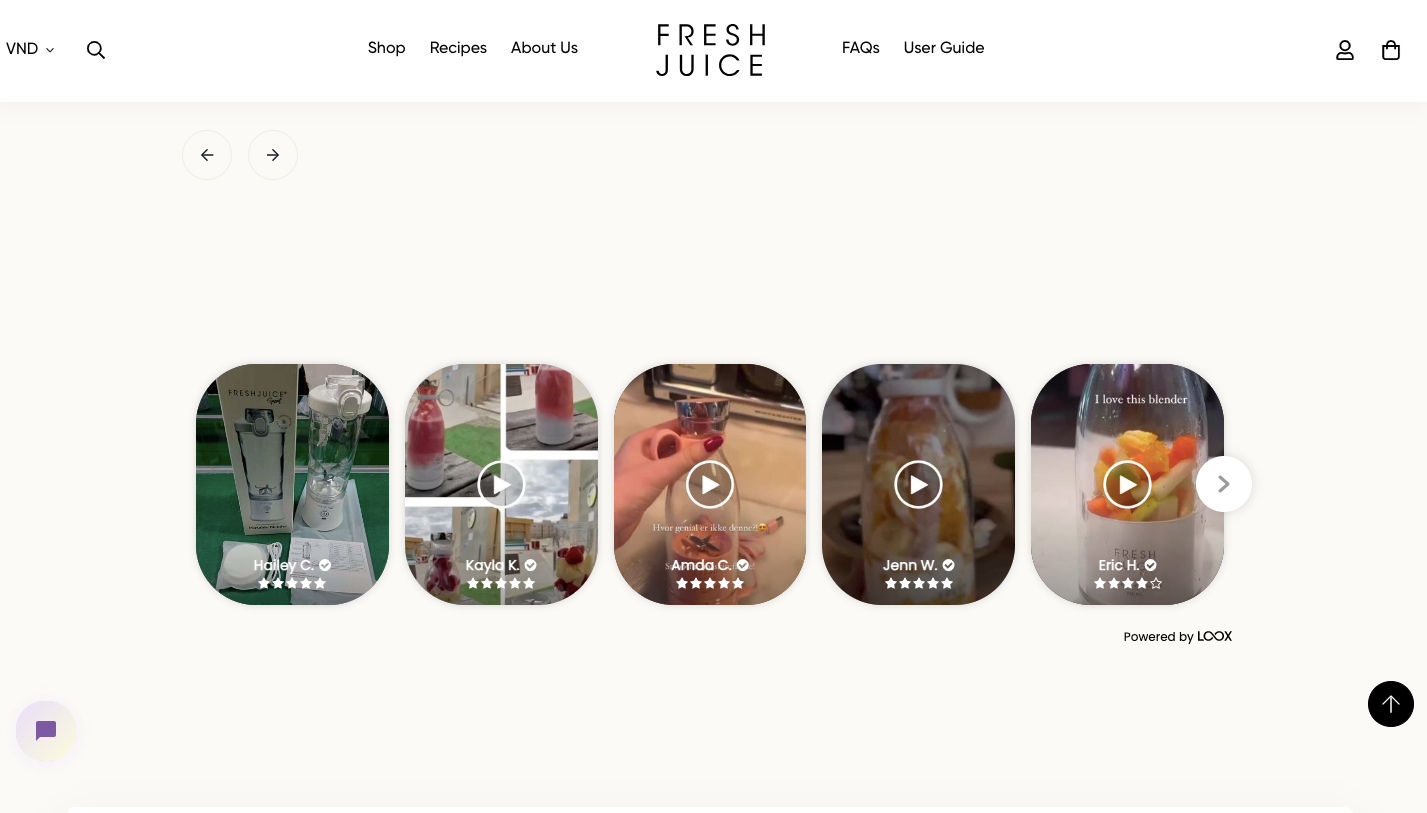 Fresh Juice Blender user-generated videos