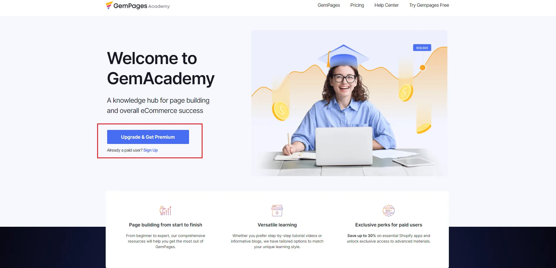 GemAcademy screenshot