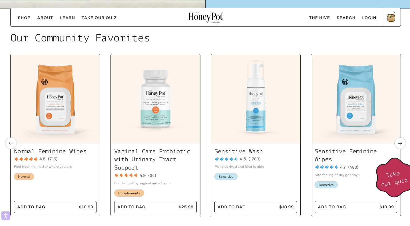 HoneyPot review section