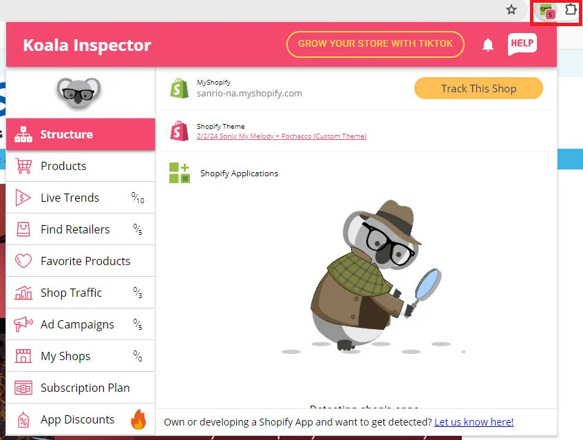 Visualization of Koala Inspector tool