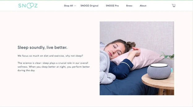 Snooz Shopify store