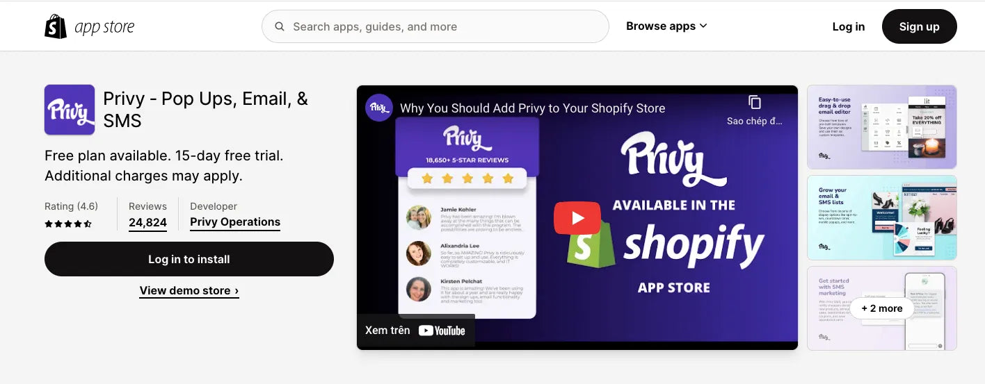 Privy-on-shopify-app-store