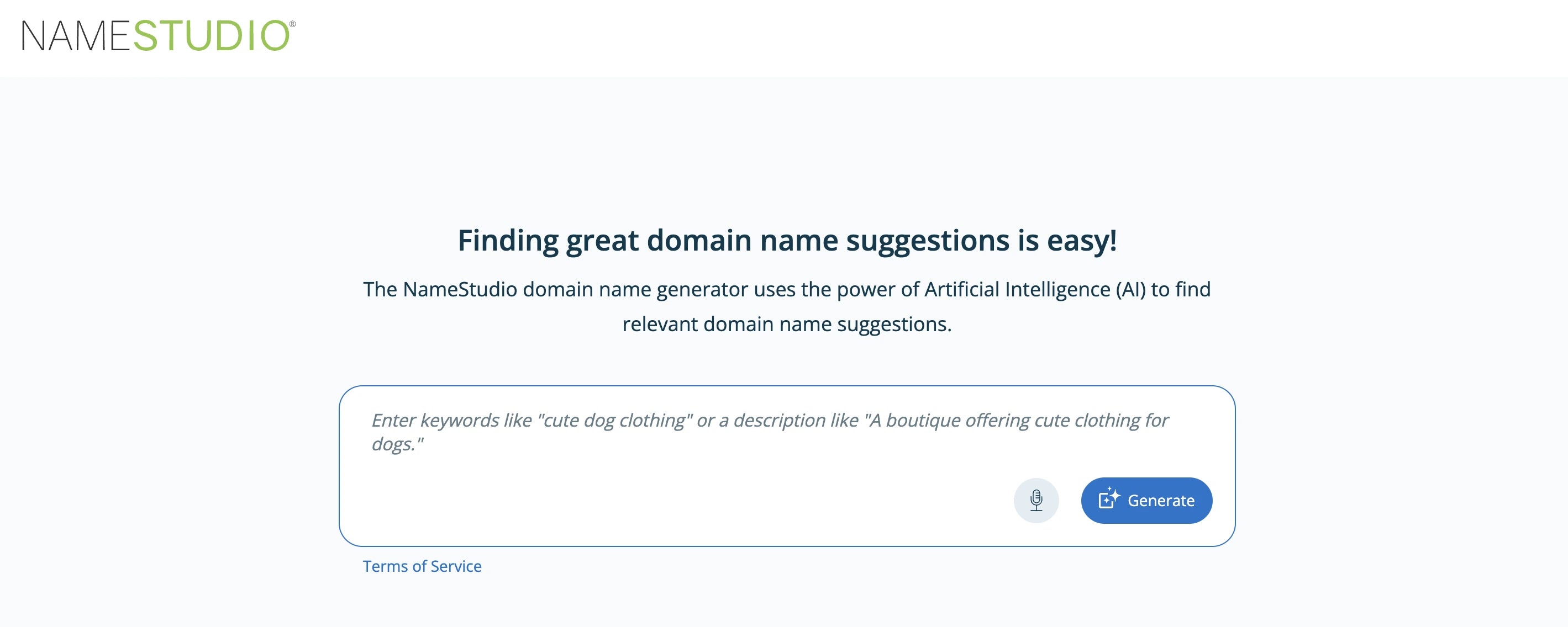 DomainWheel Cafe Name Generator