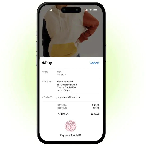 Apple Pay 的移动结账流程