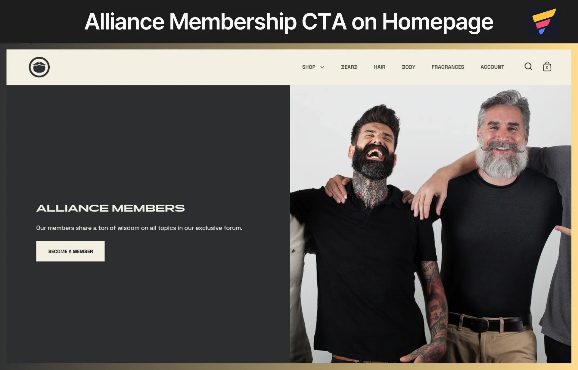 Alliance Membership CTA on Homepage