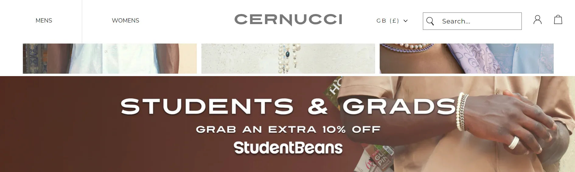 Cernucci back to school sale off.