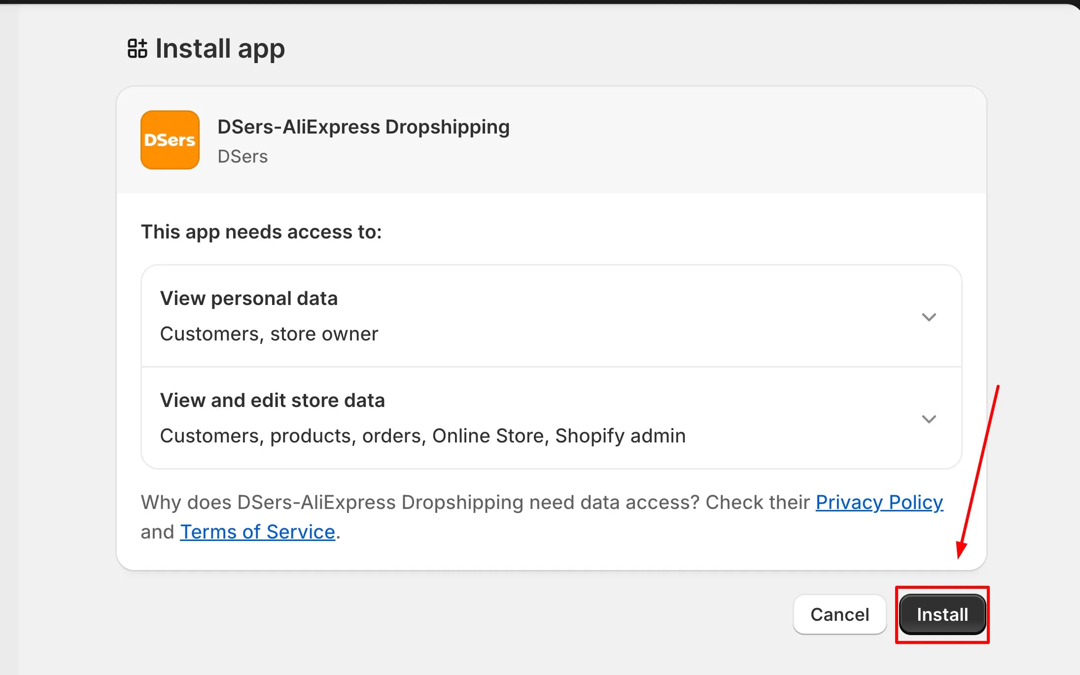 clarify app policies before official installation