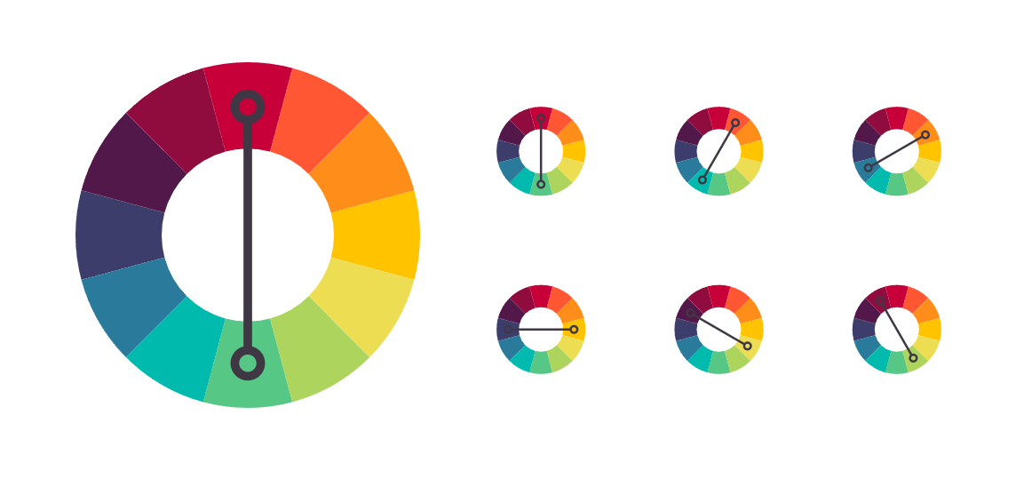Choose color harmonies to ensure readability for users.