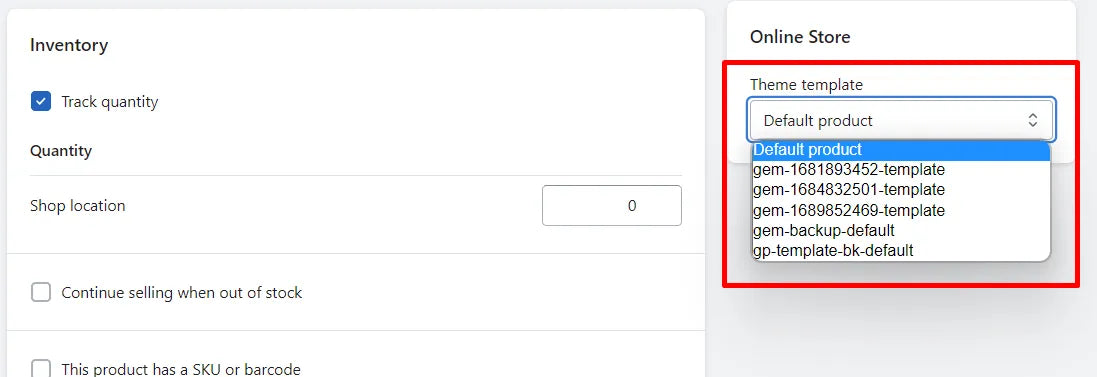 Crear página de producto en Shopify