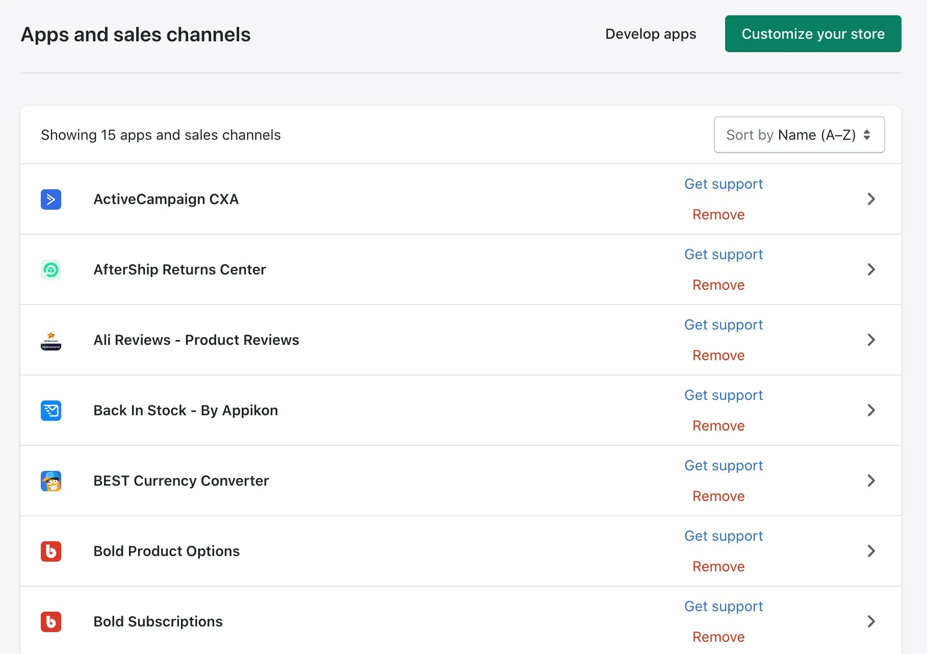 Add apps and sales channels